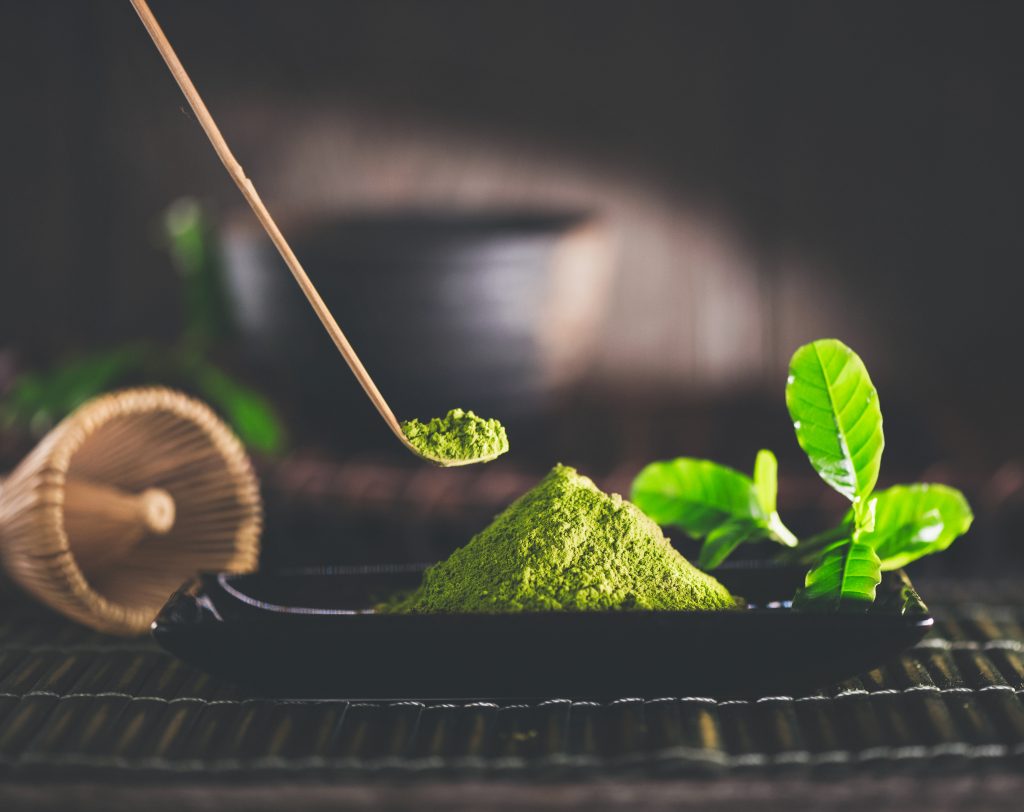 pudra de matcha